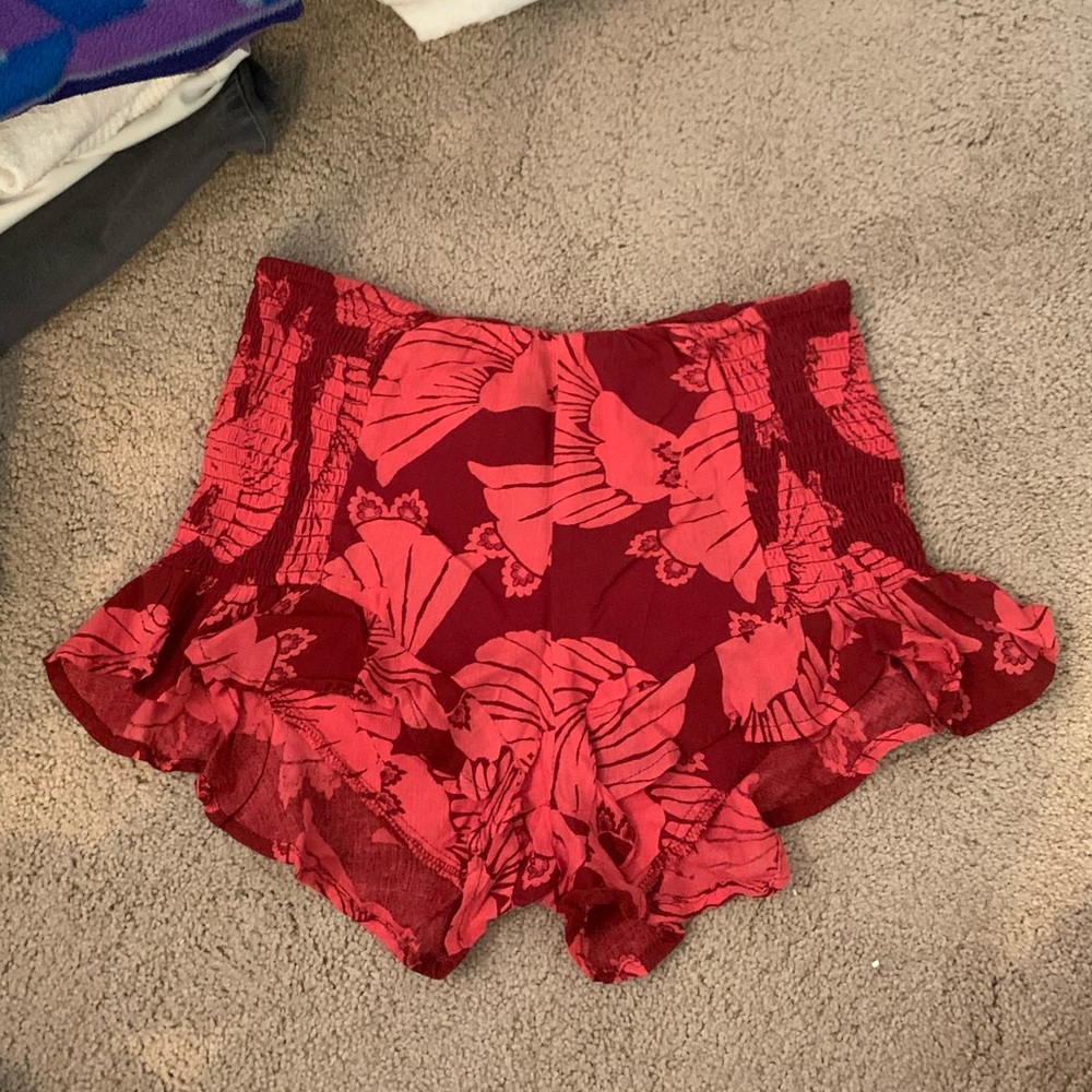 Free People Ruffle Shorts